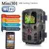 Caméra de chasse connectée au téléphone Gris clair