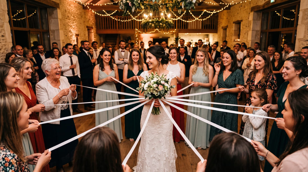 Le jeu du ruban au mariage : les règles, 5 variantes et ce qu'il faut préparer