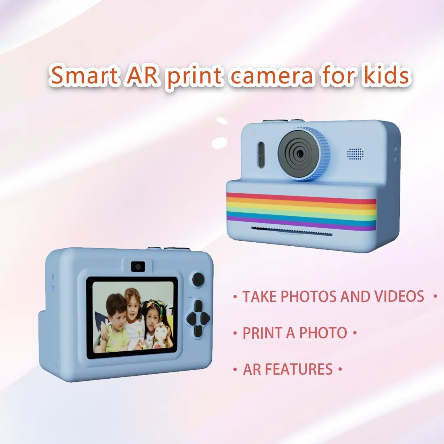 Appareil photo enfant qui imprime