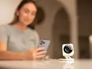 Mini caméra de surveillance extérieure connectée