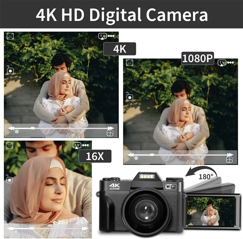 Camera appareil photo 4k