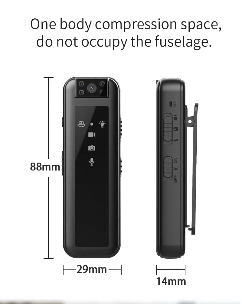 Mini camera de surveillance avec enregistrement