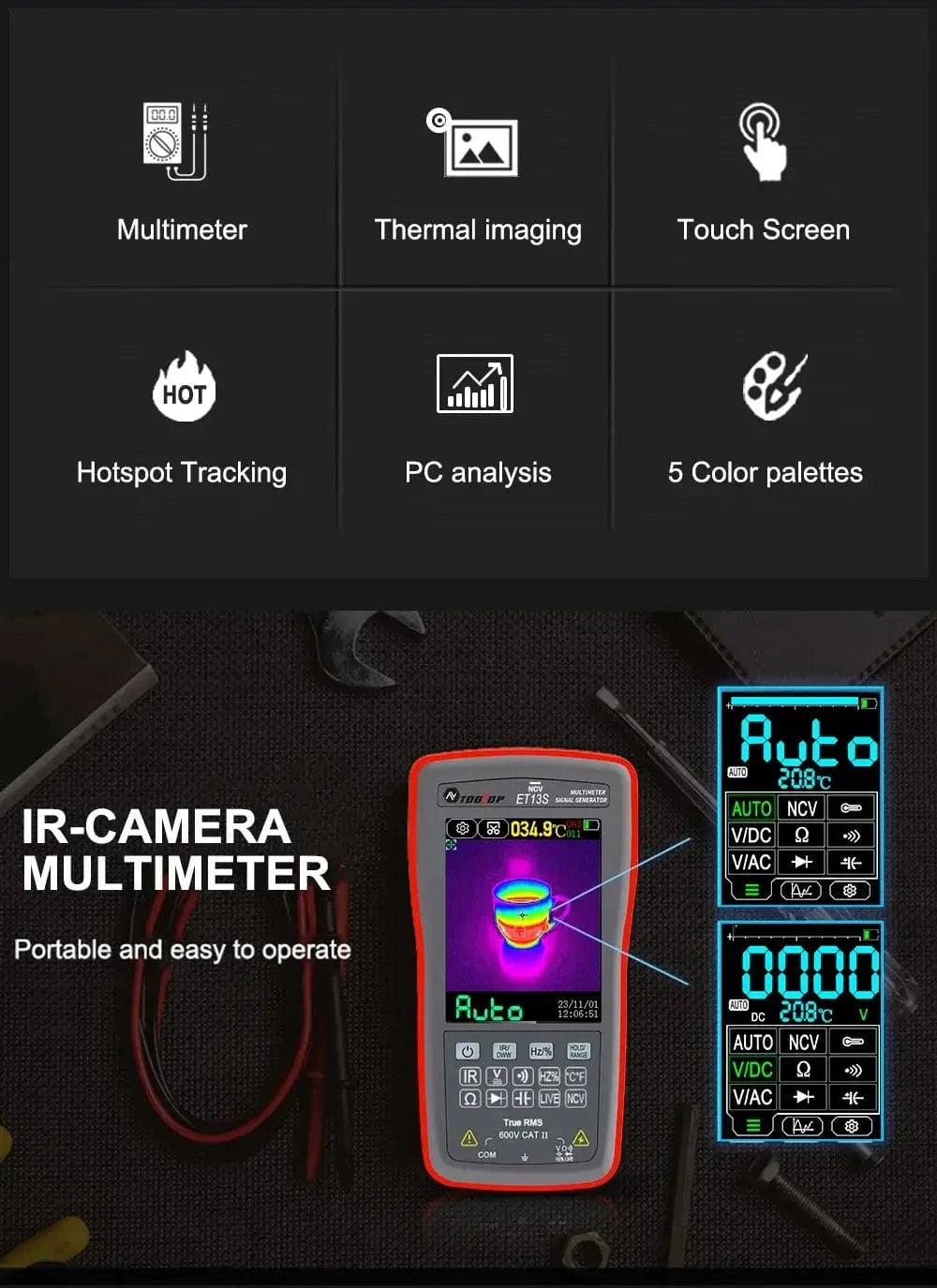 camera a vision thermique