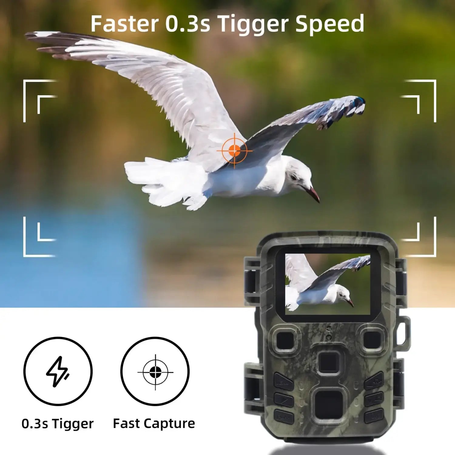 Caméra de chasse connectée au téléphone