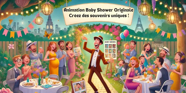 Animation Baby Shower Originale : Créez des souvenirs uniques avec notre photobooth