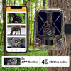 Appareil photo automatique chasse 4G avec connectivité smartphone et streaming vidéo