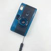 Appareil photo compact retro vintage Bleu-Noir / Appareil photo (film couleur 12 poses)
