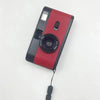 Appareil photo compact retro vintage Noir-Rouge / Appareil photo (film couleur 12 poses)
