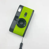 Appareil photo compact retro vintage Noir-Vert / Appareil photo (film couleur 12 poses)