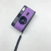 Appareil photo compact retro vintage Noir-Violet / Appareil photo (film couleur 12 poses)