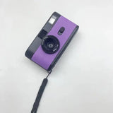 Appareil photo compact retro vintage Noir-Violet / Appareil photo (film couleur 12 poses)