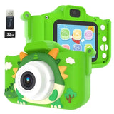 Appareil photo enfant 3 ans Vert avec 32G