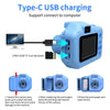 Appareil Photo Enfant avec Impression Immédiate, caméra bleu clair, port USB Type-C