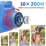 Appareil Photo Enfant avec Impression Immédiate et diagramme d’objectif zoom 10x