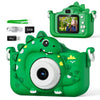 Appareil photo enfant Creator vert dinosaure avec coque en silicone protectrice