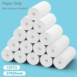 Pile de rouleaux de papier thermique blanc en formation triangulaire pour Appareil photo enfant