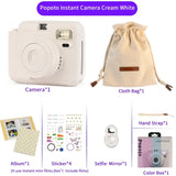 Appareil photo instantané Fujifilm Instax Mini blanc avec accessoires inclus