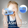 Appareil photo instantané enfant bleu avec flash intégré pour les enfants