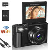 Caméra 4K - 64MP avec Zoom 18X et WiFi Modèle Carte 64 Go