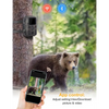 Ours brun photographié par une caméra de chasse connectée au téléphone