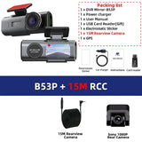Caméra de voiture surveillance B53P With 15M RC / 128G