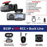 Caméra de voiture surveillance B53P With 6M RC BL / 64G