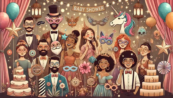 Kit Photobooth Baby Shower : Tout ce qu'il vous faut pour une fête réussie