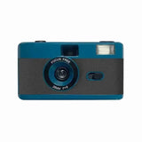 Mini appareil photo vintage Bleu-Noir / Appareil photo seul (sans pellicule)