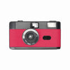 Mini appareil photo vintage Noir-Rouge / Appareil photo seul (sans pellicule)