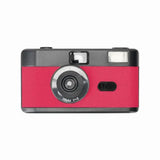 Mini appareil photo vintage Noir-Rouge / Appareil photo seul (sans pellicule)