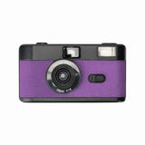 Mini appareil photo vintage Noir-Violet / Appareil photo seul (sans pellicule)